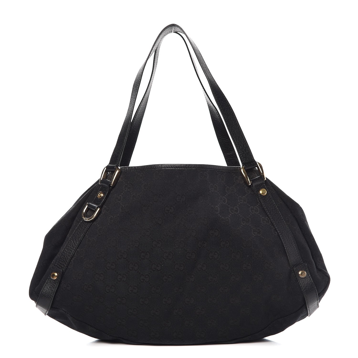 Gucci Monogram Medium Abbey Shoulder Bag Black 1 of 11
