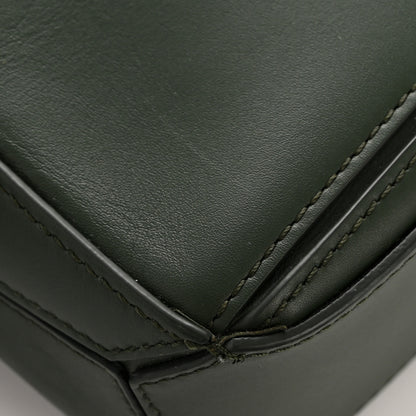 Loewe Satin Calfskin Mini Puzzle Bag Vintage Khaki 12 of 13