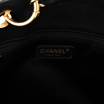 Chanel Caviar Quilted Grand Shopping Tote GST Black 7 of 11