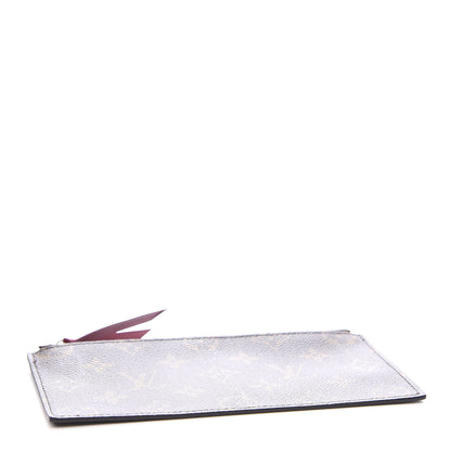 Louis Vuitton Monogram Felicie Chain Wallet Zippered Insert Fuchsia 3 of 7
