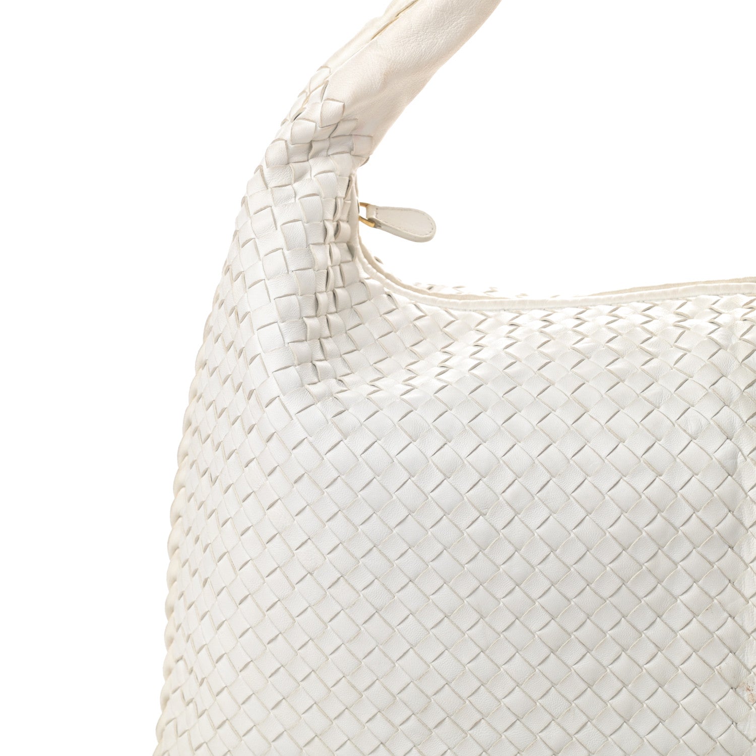 Bottega Veneta Nappa Intrecciato Maxi Veneta Hobo White 8 of 16