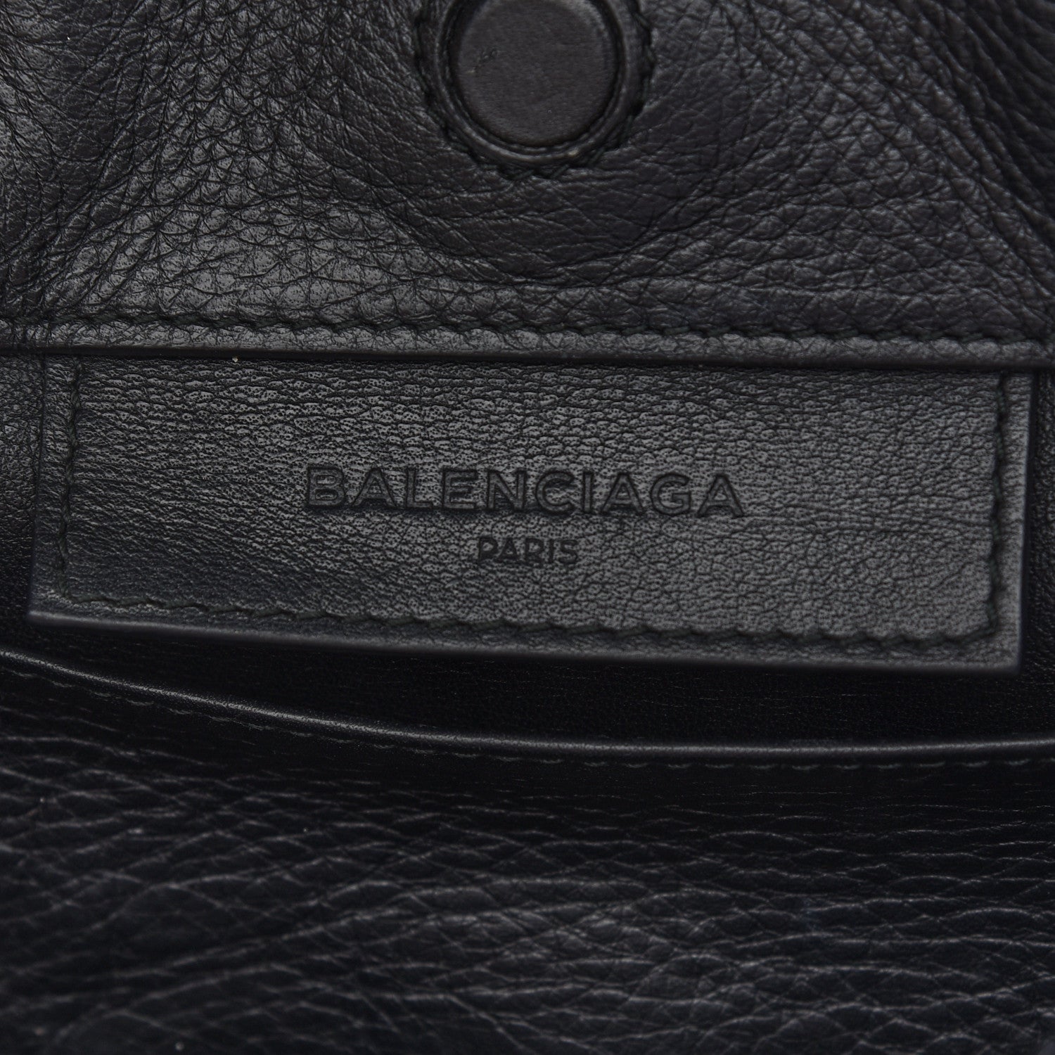 Balenciaga Veau Papier A6 Zip Around Tote Black 6 of 11