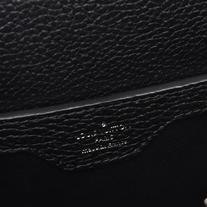 Louis Vuitton Taurillon Studded Capucines BB Black 6 of 8