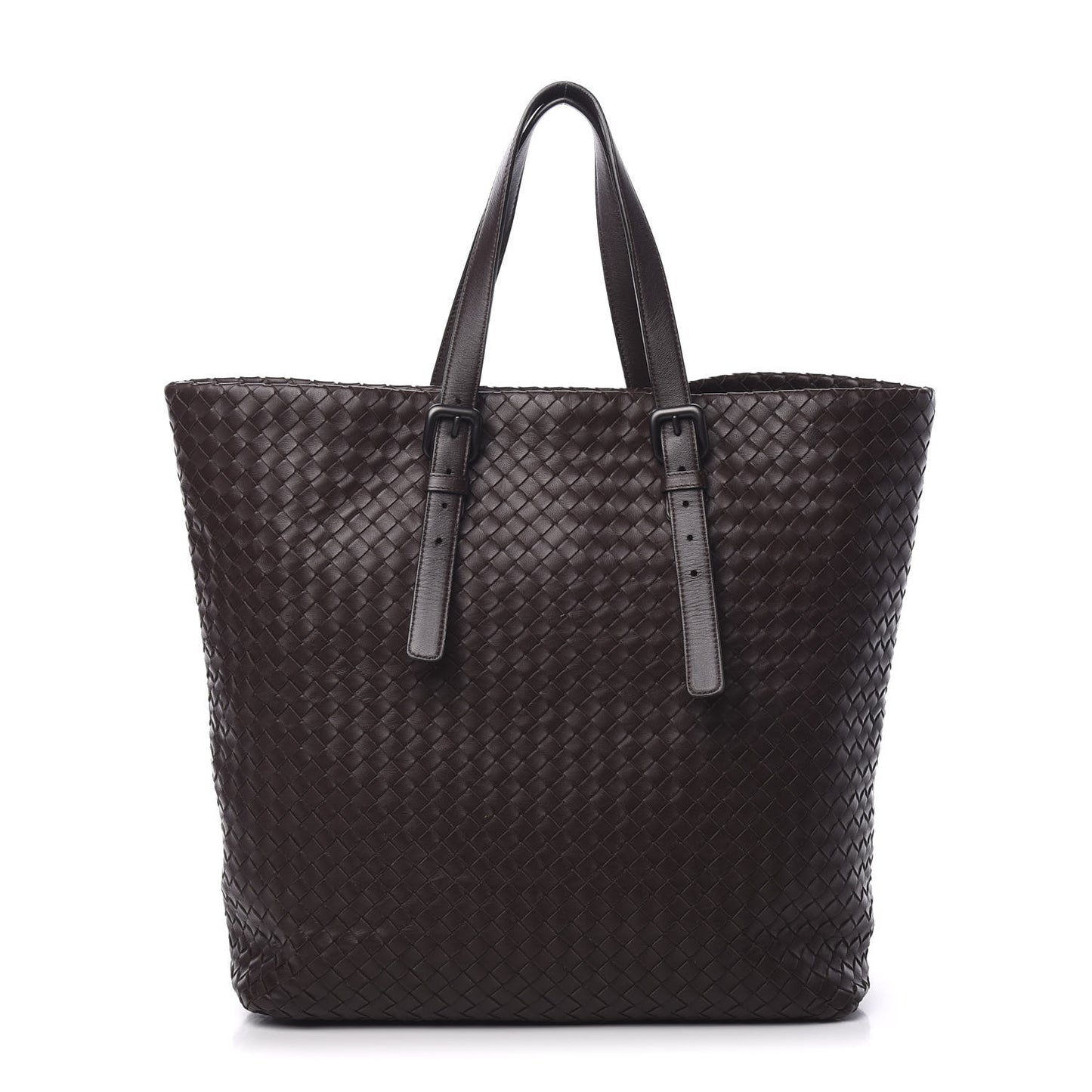 Nappa Intrecciato Large Tote Coffee