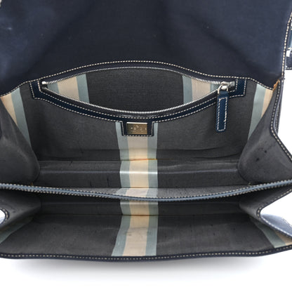 Fendi Canvas Baguette Blue 5 of 14