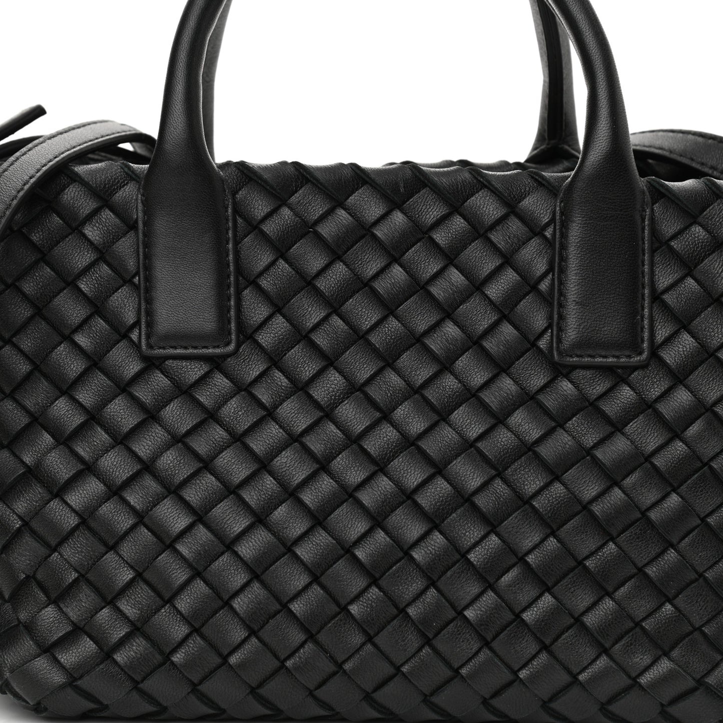 Nappa Intrecciato Mini Cabat Black