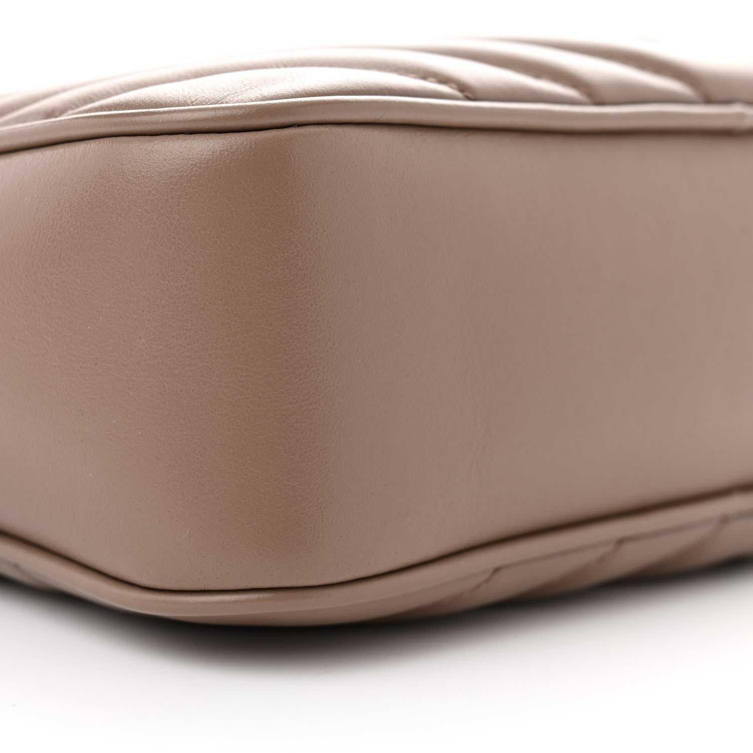 Saint Laurent Calfskin Matelasse Monogram Lou Camera Bag Dark Latte 9 of 11