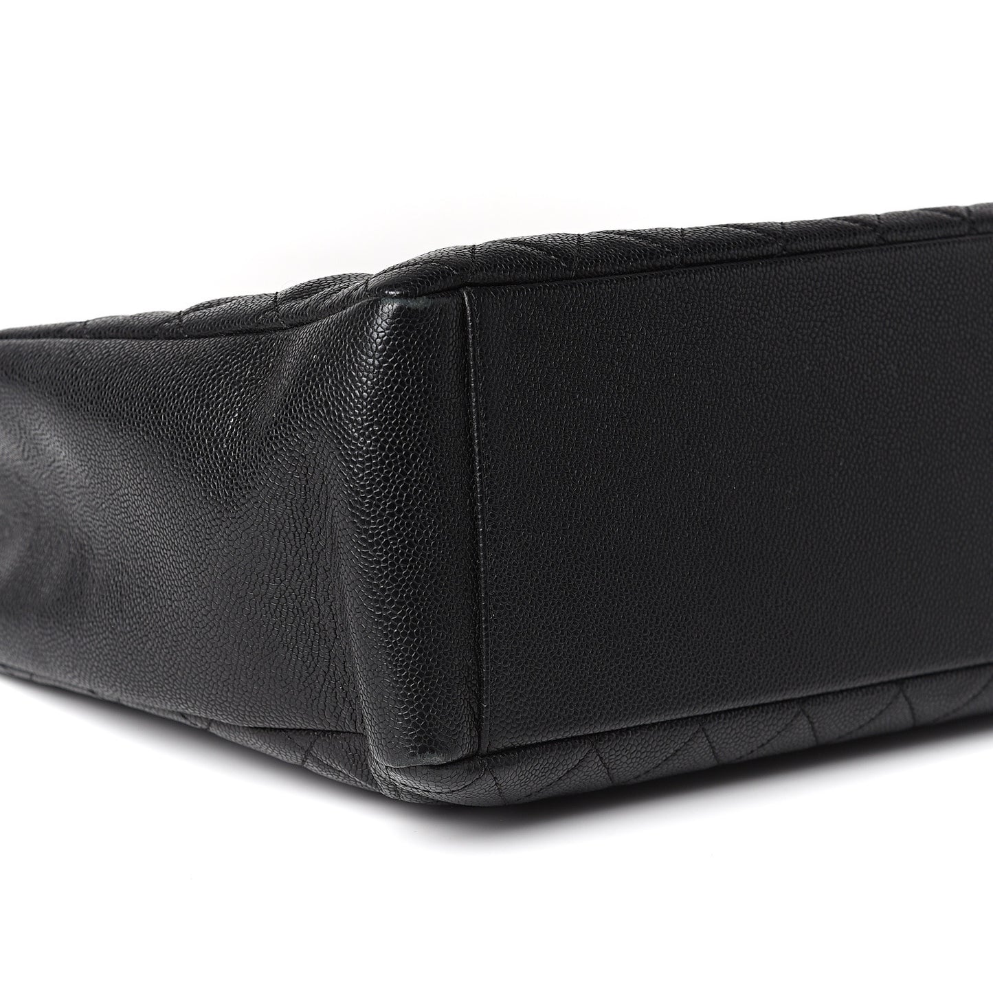 Caviar Quilted Grand Shopping Tote GST Black