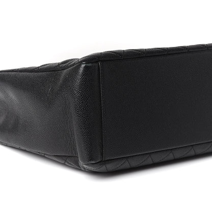 Chanel Caviar Quilted Grand Shopping Tote GST Black 7 of 8