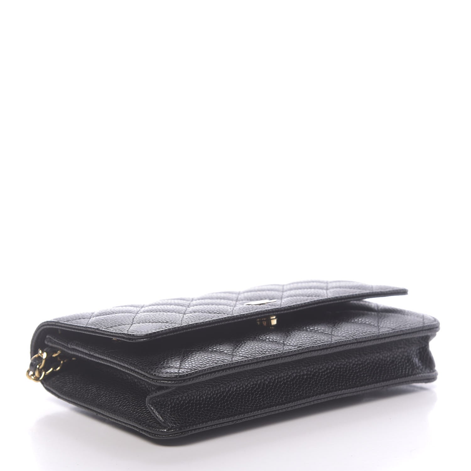 Chanel Caviar Quilted Wallet On Chain WOC Black 4 of 12