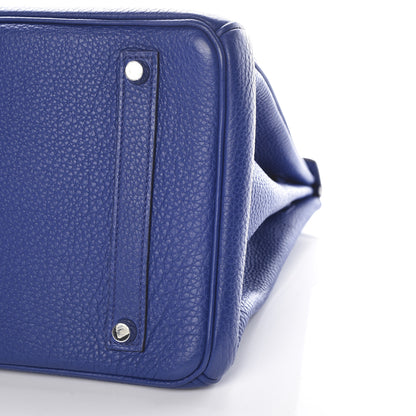 Hermes Togo Birkin 35 Bleu Electrique 7 of 9