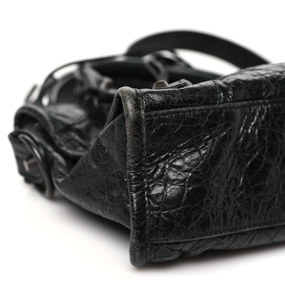 Balenciaga Agneau Arena Classic Hardware Le City Mini  Black 9 of 10
