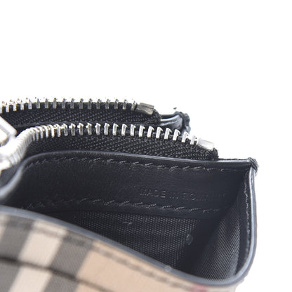 Burberry Coated Canvas House Check Coin Case Card Holder 7 of 8