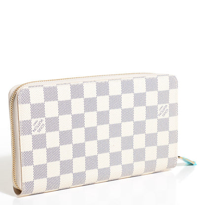 Louis Vuitton Damier Azur Zippy Organizer Wallet 3 of 7