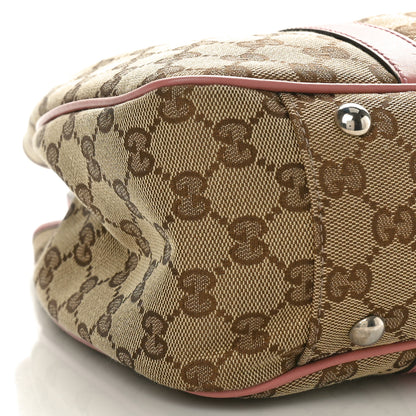 Gucci Monogram Medium Twins Tote Pink 9 of 11