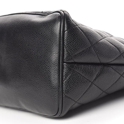 Chanel Caviar Quilted Medallion Tote Black 10 of 12