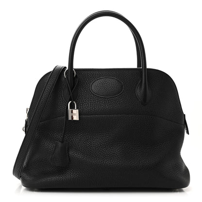 Hermes Taurillon Clemence Bolide 31 Black 1 of 11