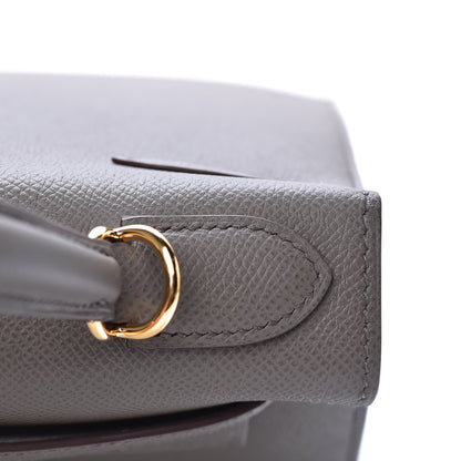 Hermes Epsom Kelly Sellier 28 Etain 27 of 37