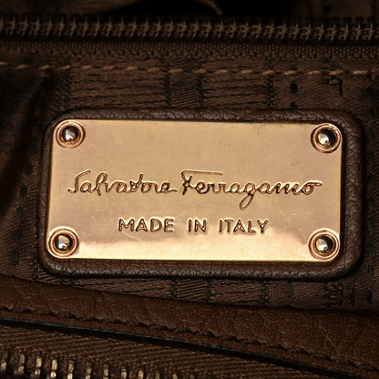 Salvatore Ferragamo Buffalo Betulla Tote Brown 6 of 15