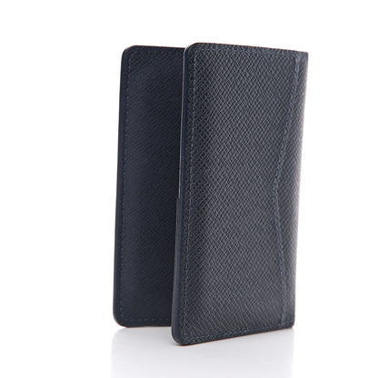 Louis Vuitton Taiga Pocket Organizer NM Blue Marine 2 of 6