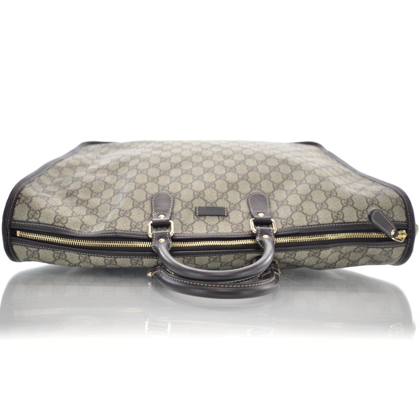 Coated Canvas Monogram Tote Ebony