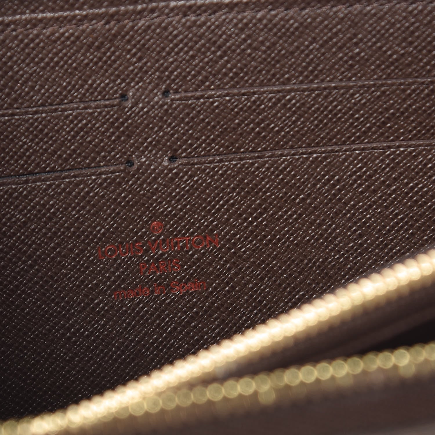 Louis Vuitton Damier Ebene Zippy Wallet 6 of 8