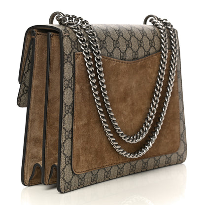 Gucci GG Supreme Monogram Medium Dionysus Shoulder Bag Taupe 3 of 19