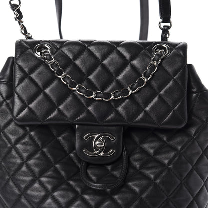 Chanel Lambskin Quilted Small Urban Spirit Backpack Black 9 of 9
