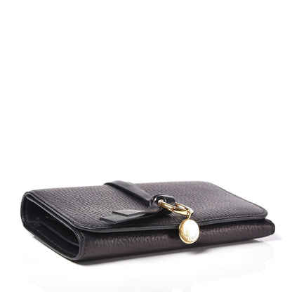Chloe Grained Calfskin Alphabet Compact Wallet Black 4 of 7