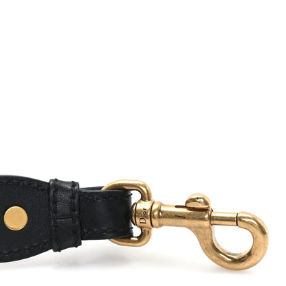 Christian Dior Canvas Embroidered Adjustable Shoulder Strap Black 3 of 4