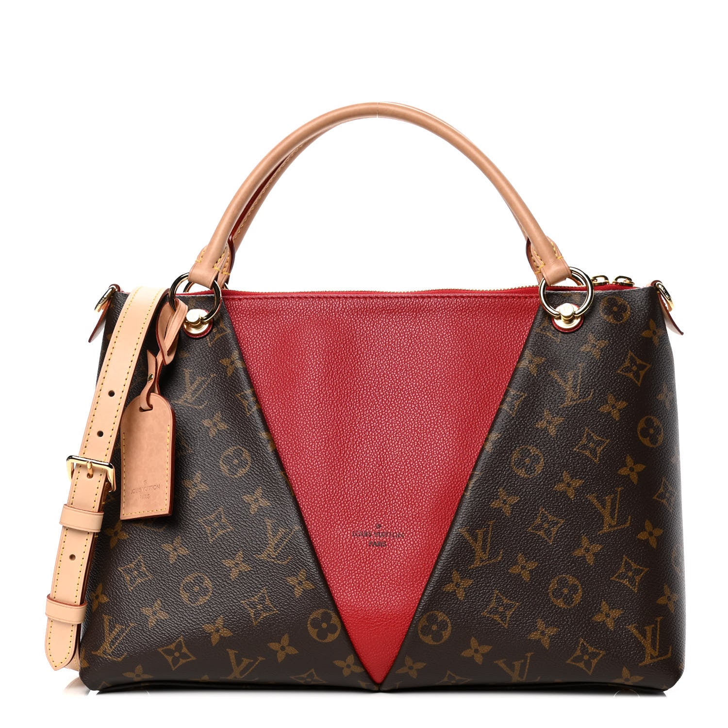 Louis Vuitton Monogram V Tote MM Cherry 1 of 4