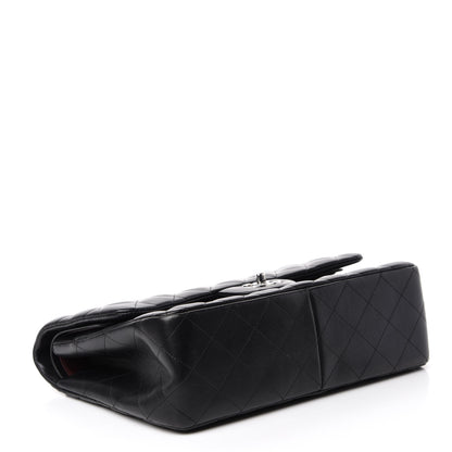 Chanel Lambskin Quilted Jumbo Double Flap Black 5 of 17