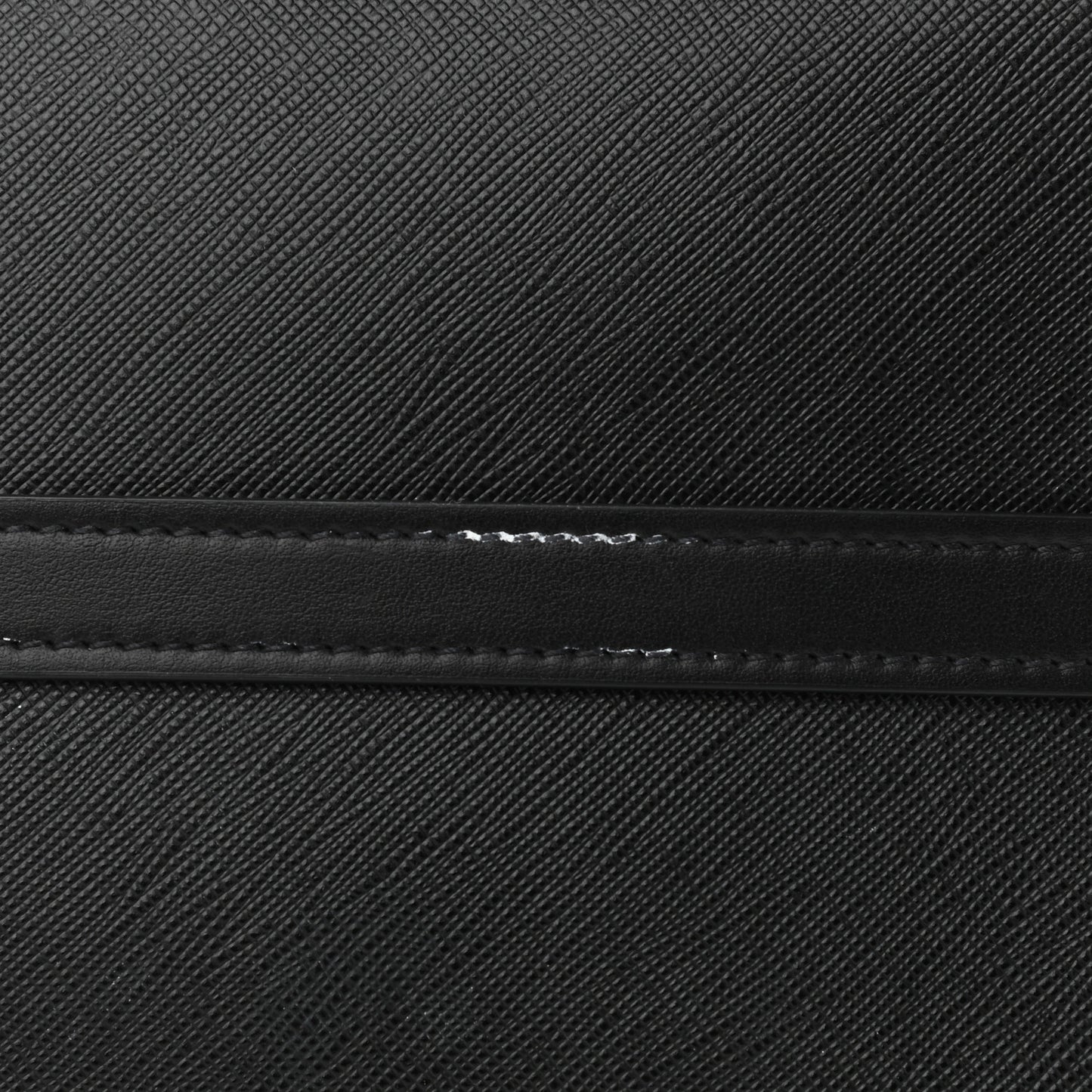 Saffiano City Calfskin Greche Paradigme Bag Black