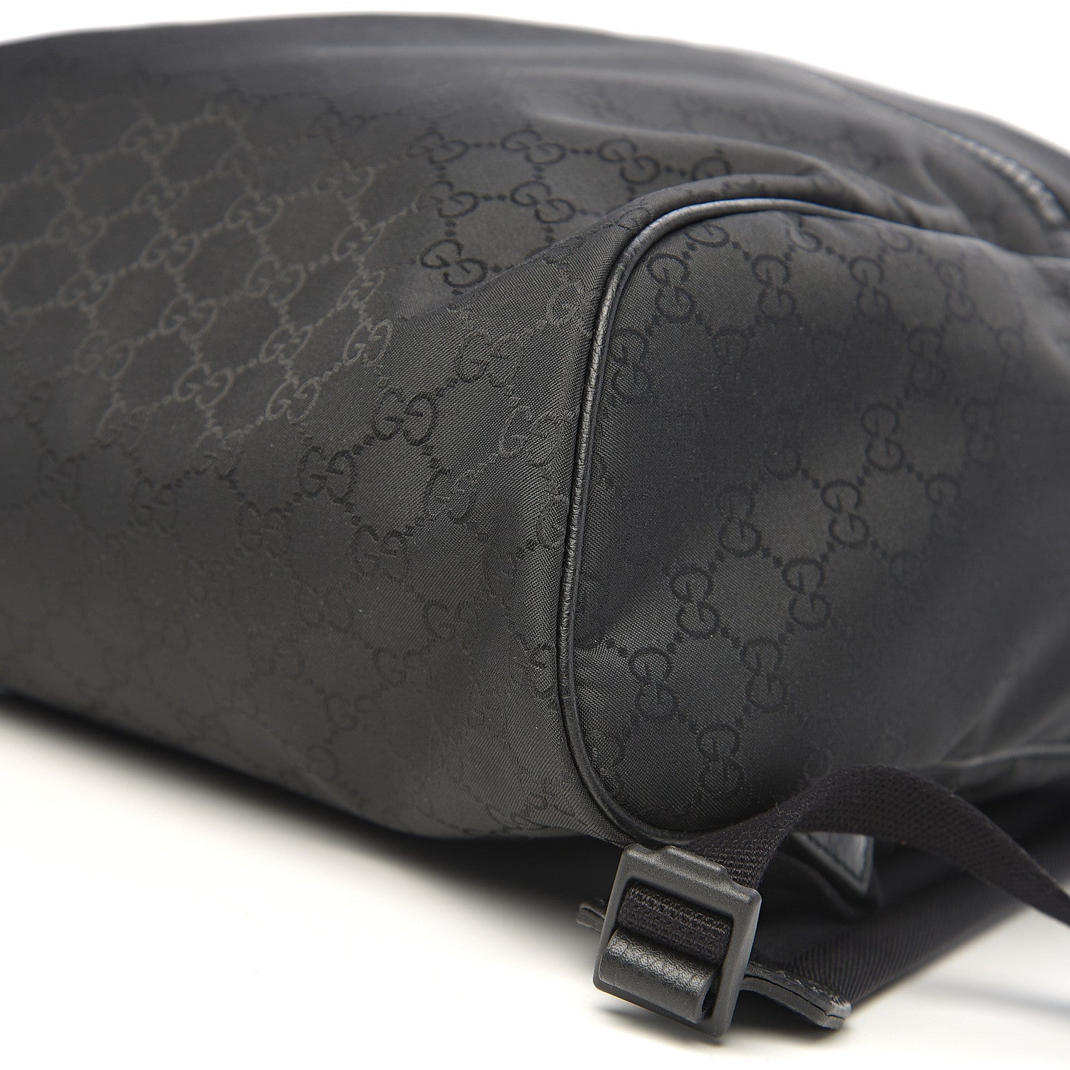 Gucci Nylon Monogram Slim Backpack Black 8 of 9