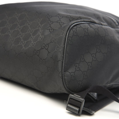 Gucci Nylon Monogram Slim Backpack Black 8 of 9
