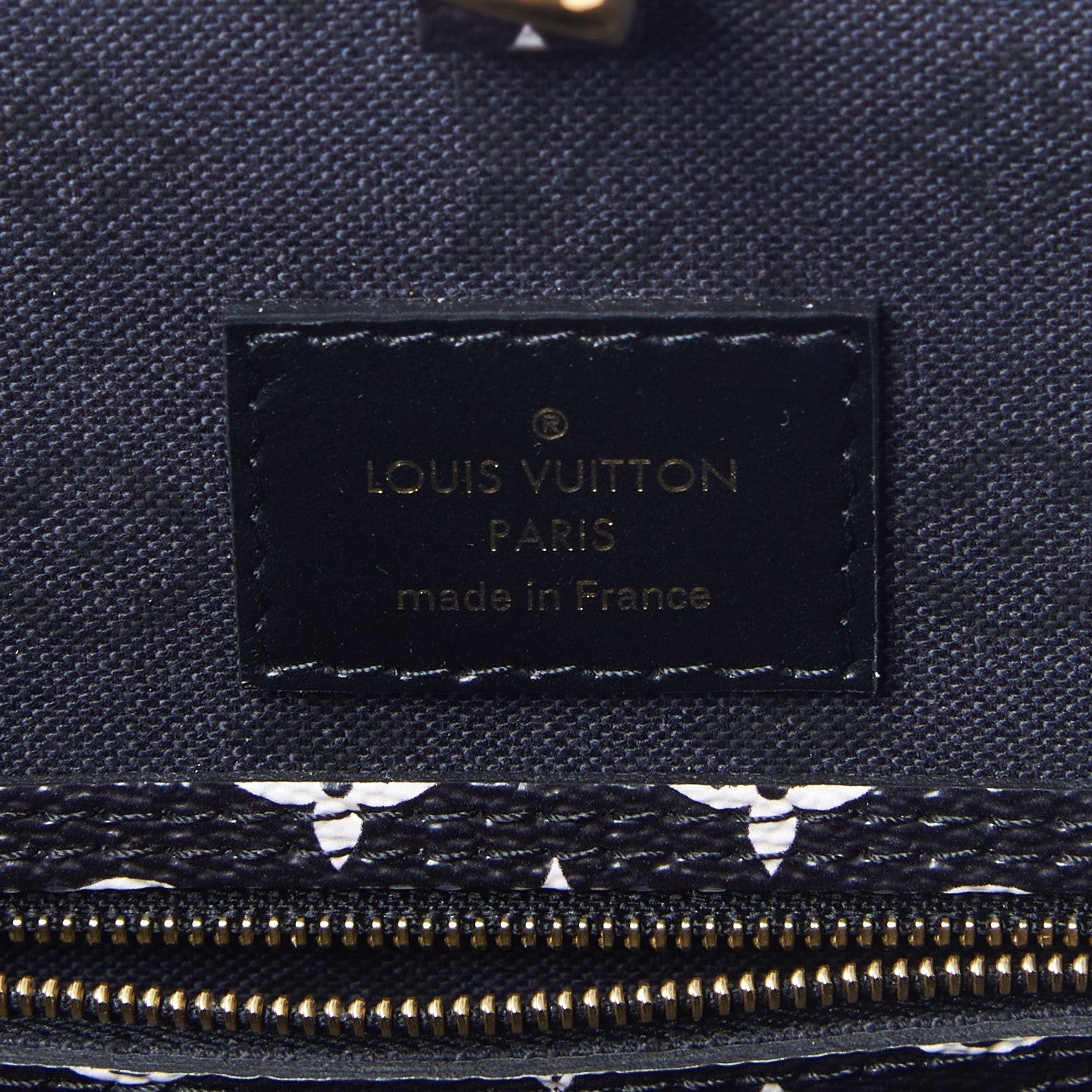 Louis Vuitton Monogram Giant Crafty Neverfull MM Creme Rouge Black 7 of 8