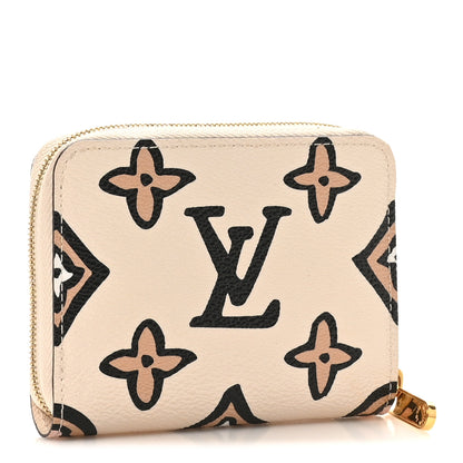 Louis Vuitton Monogram Giant Wild At Heart Zippy Coin Purse Creme 3 of 6