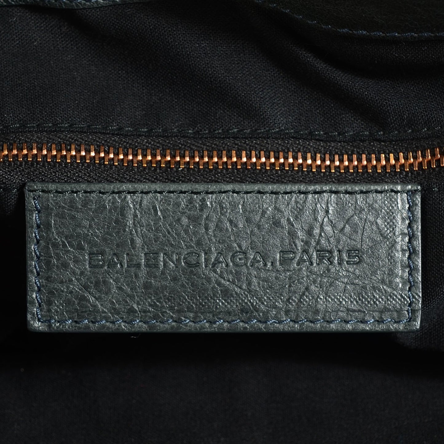 Agneau Giant 21 Rose Gold Hardware Work Anthracite