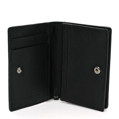 Christian Dior Lambskin Cannage Small Lady Dior Flap Card Holder Black 5 of 9