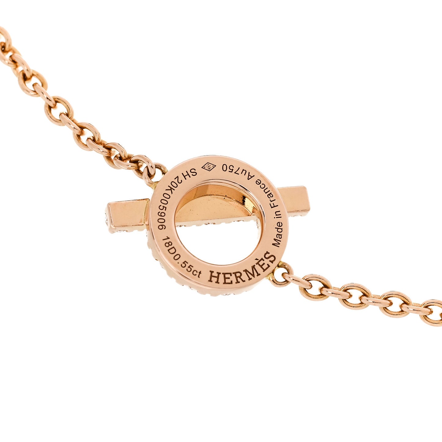 18K Rose Gold Diamond Finesse Bracelet SH