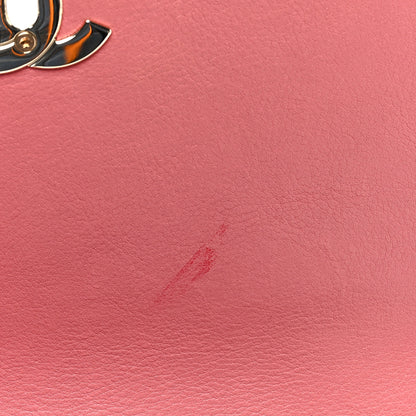 Chanel Calfskin Stitched Small Flap Bag Pink 11 of 11