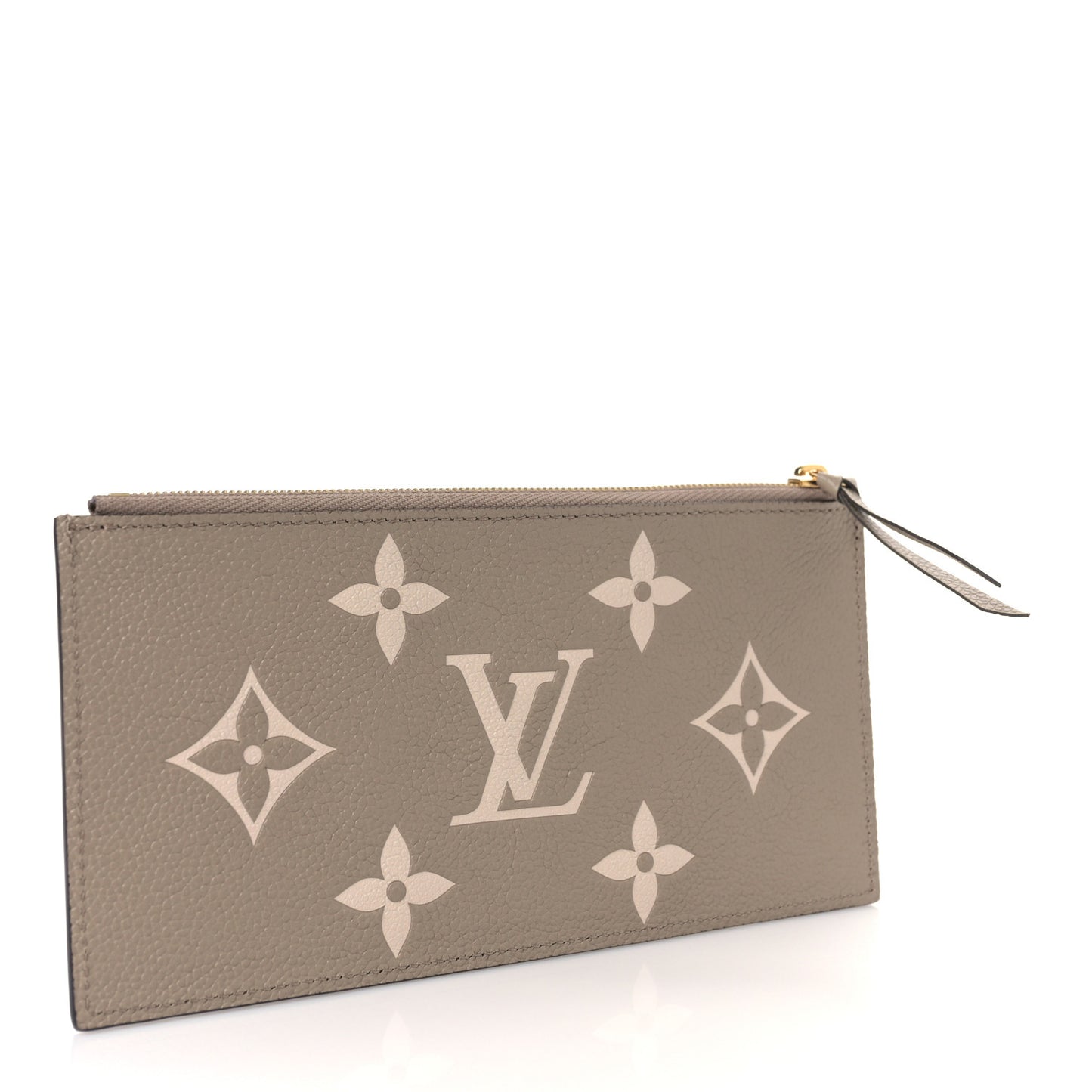 Empreinte Monogram Giant Pochette Felicie Zippered Insert Tourterelle Creme