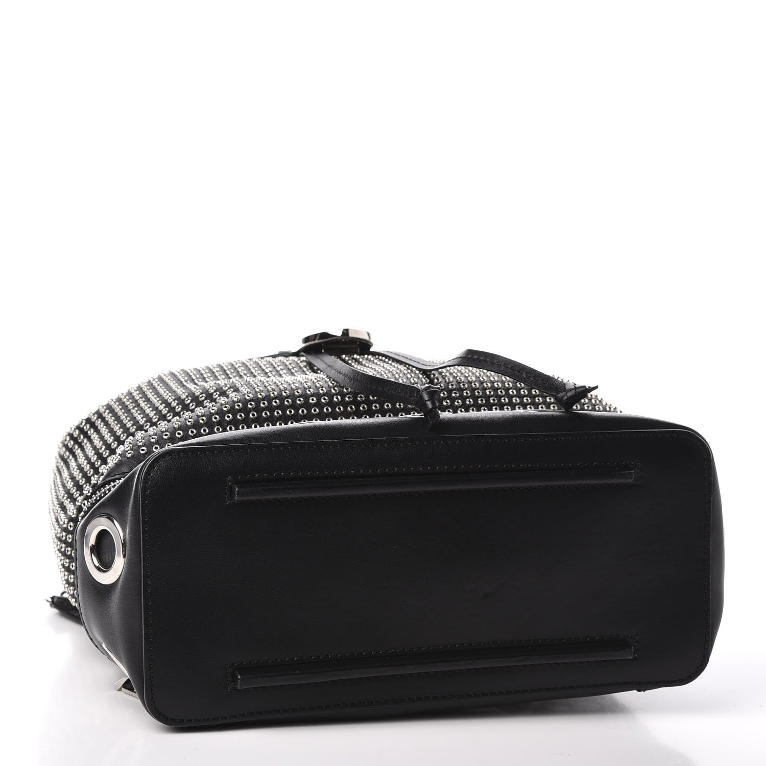 Alexander McQueen Calfskin Grommet Backpack Black 3 of 8
