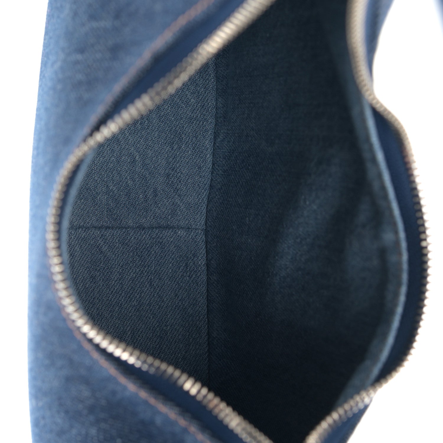 Stella McCartney Eco Alter Denim Logo Small Hobo Smoky Blue 5 of 10