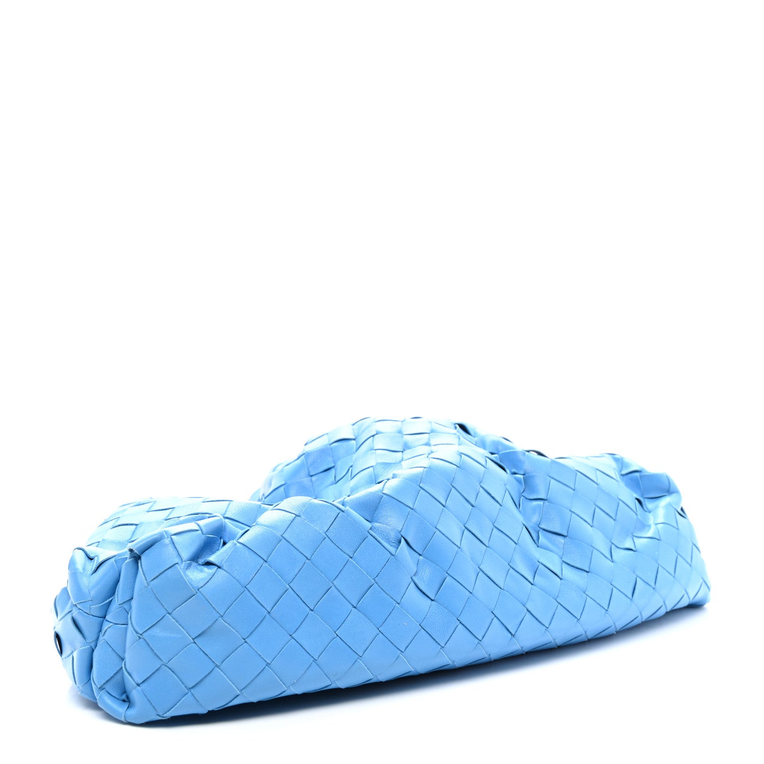 Bottega Veneta Nappa Maxi Intrecciato The Pouch Oversized Clutch Swimming Pool 4 of 8
