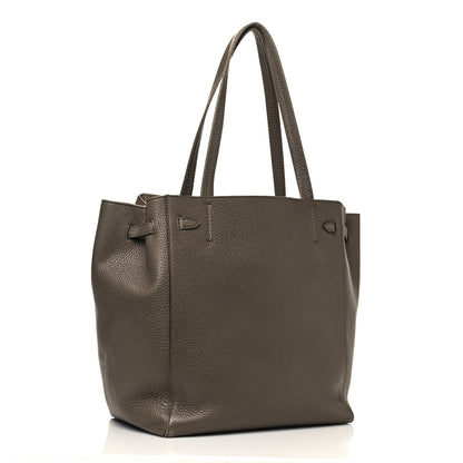 Celine Soft Grained Calfskin Medium Belt Cabas Phantom Taupe 3 of 15