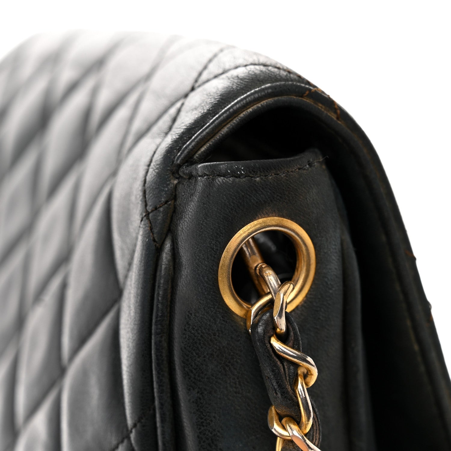 Chanel Lambskin Quilted Mini Flap Shoulder Bag Black 13 of 13