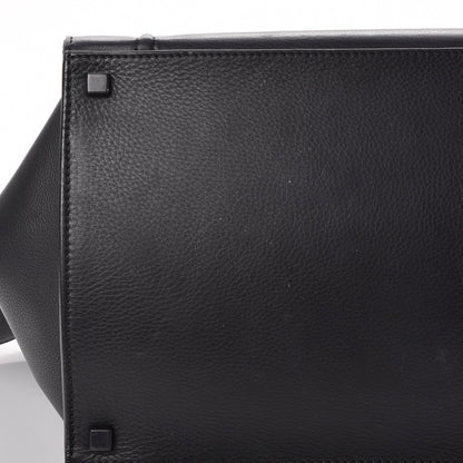 Celine Supple Calfskin Medium Phantom Luggage Black 10 of 13