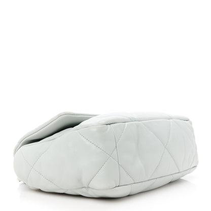 Chanel Lambskin Quilted Medium Chanel 19 Flap Light Blue 4 of 11