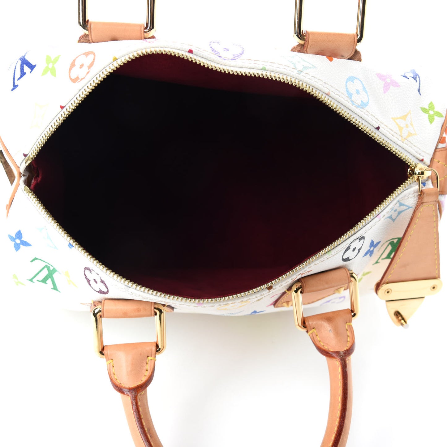 Monogram Multicolor Speedy 30 White
